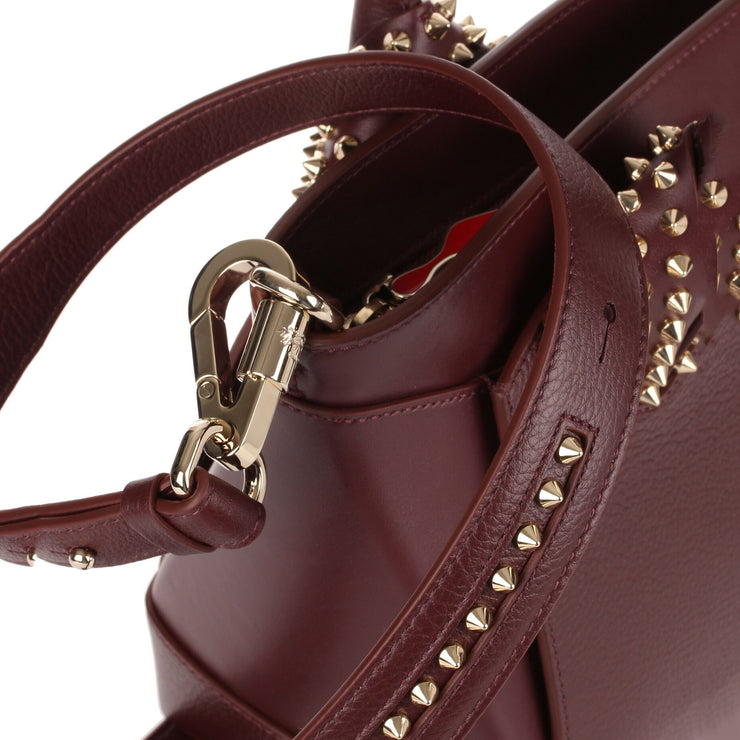 Christian Louboutin Eloise Small Leather Bag Bordeaux Calf Empire Paris Orthodoxe