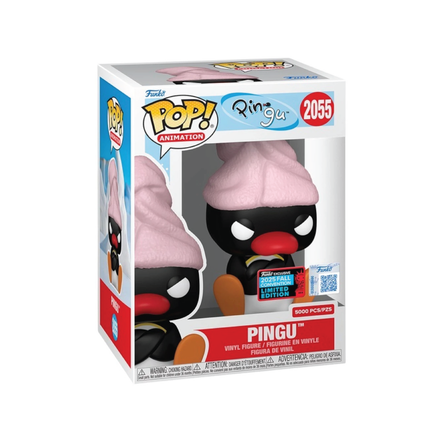 Funko Pop! Animation Pingu (Bath Towel) with Protector 2024 Fall Convention LE #2055