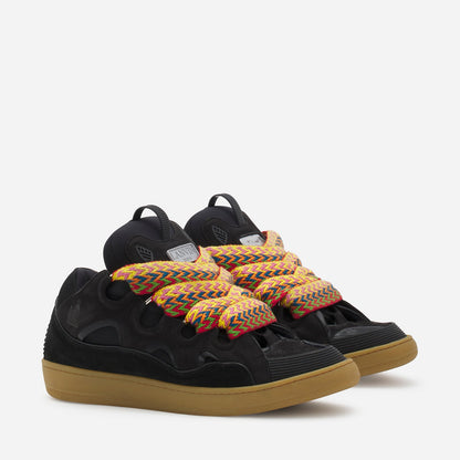 Lanvin Skate LEATHER CURB SNEAKERS