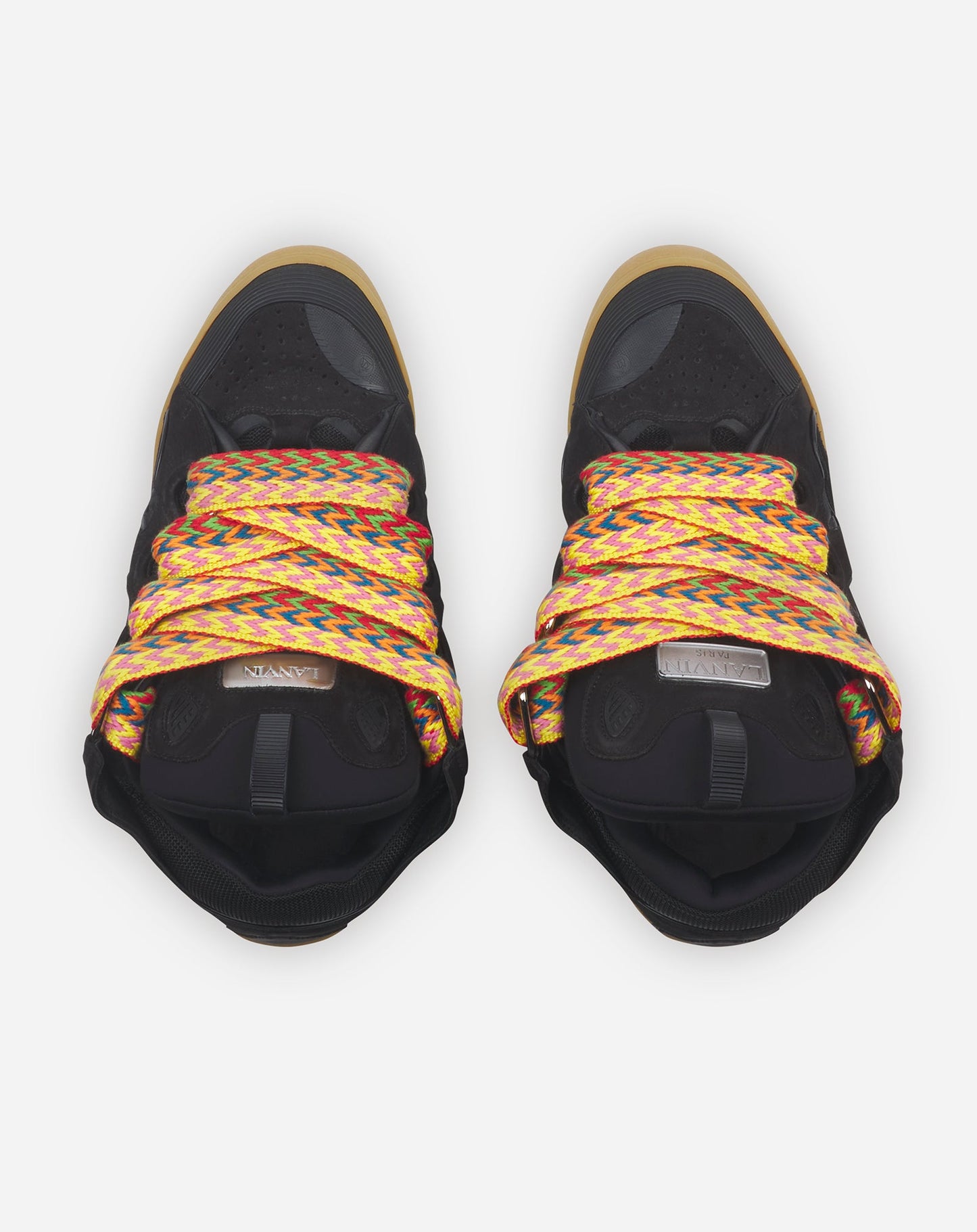 Lanvin Skate LEATHER CURB SNEAKERS