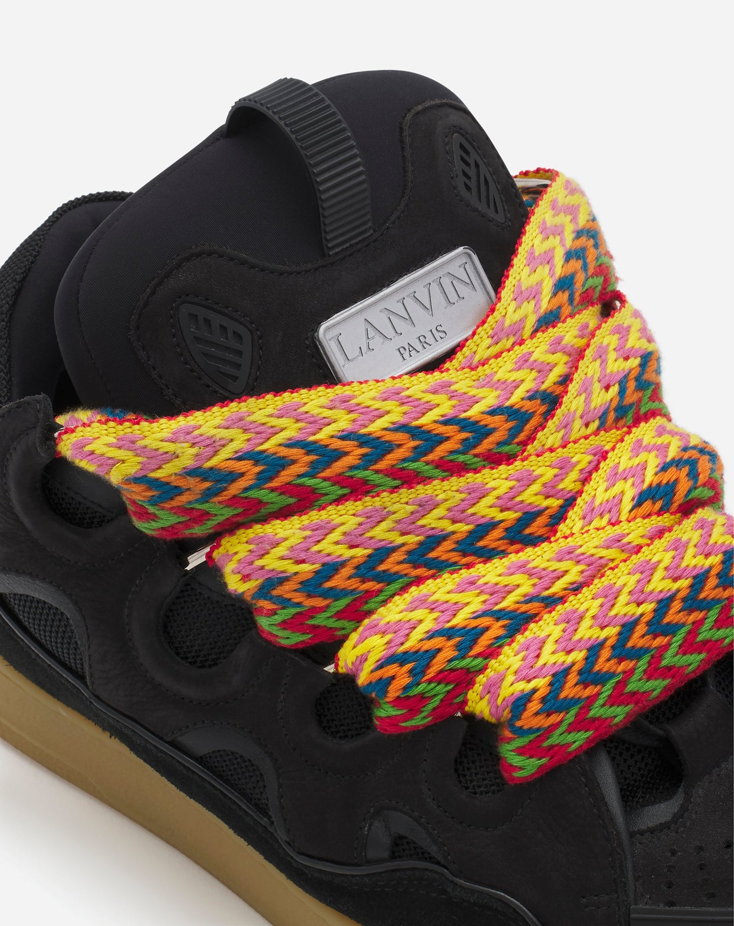 Lanvin Skate LEATHER CURB SNEAKERS