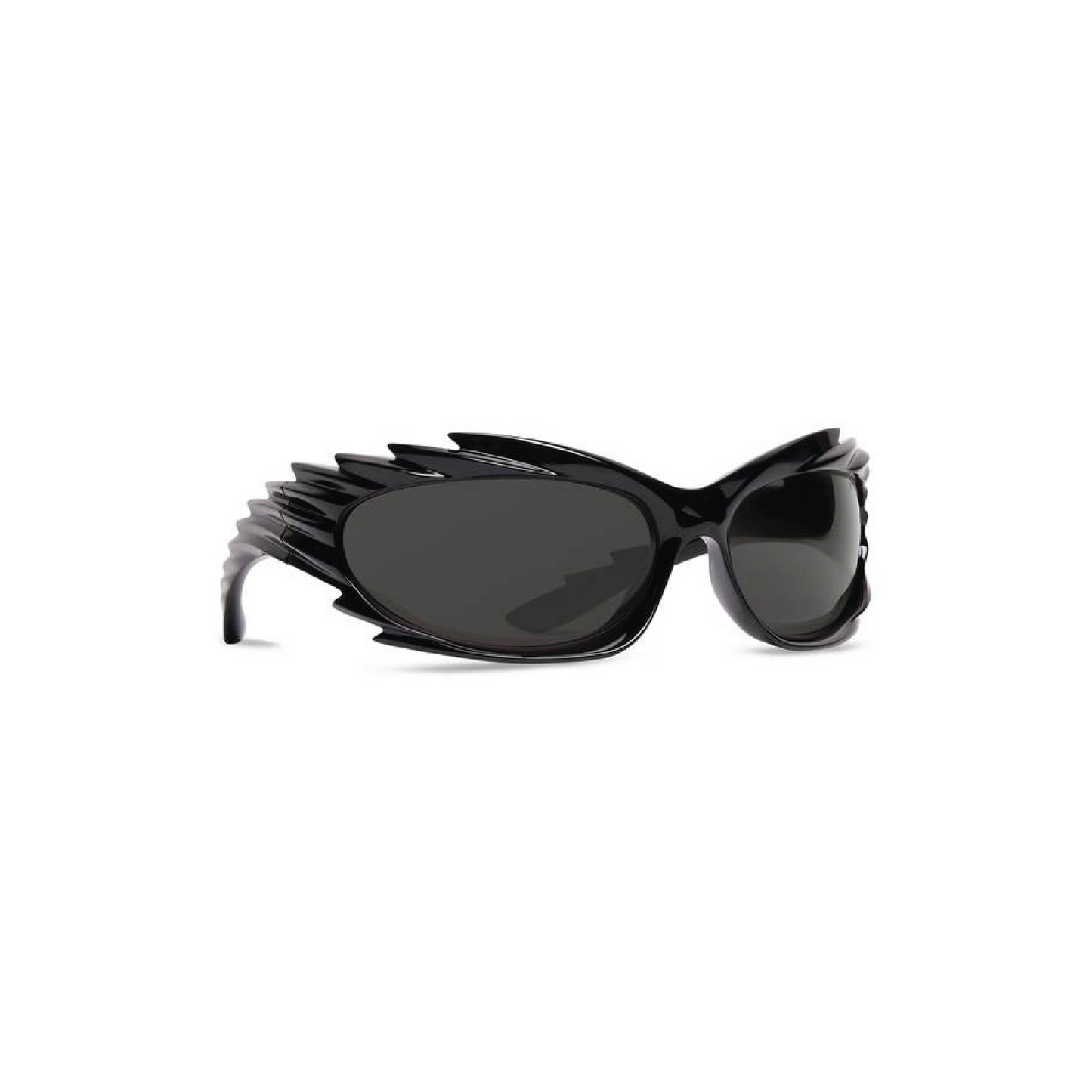 Balenciaga Spike Rectangle Sunglasses Black