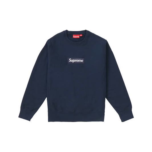 Supreme Box Logo Crewneck FW18 Navy