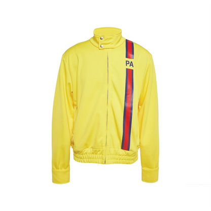Palm Angels Monogram track jacket yellow red