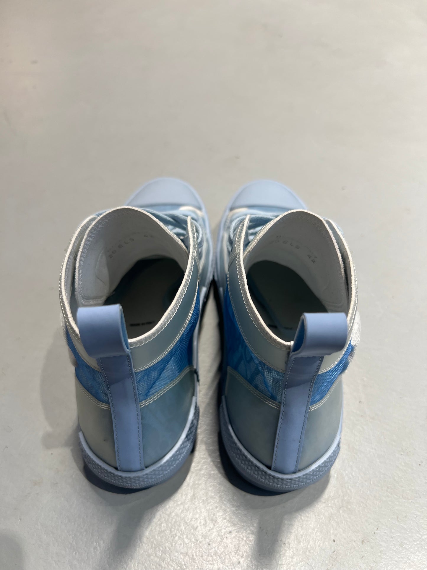 Dior B23 High Daniel Arsham Oblique Light Blue