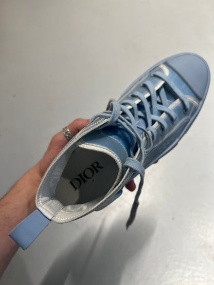 Dior B23 High Daniel Arsham Oblique Light Blue