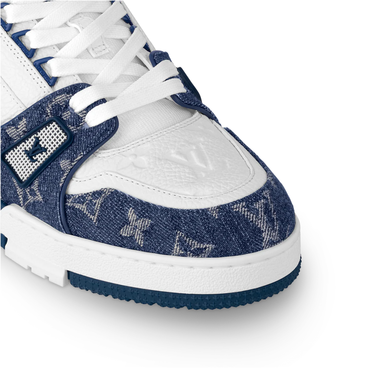 Louis Vuitton LV Trainer Denim Monogram Blue