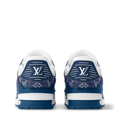 Louis Vuitton LV Trainer Denim Monogram Blue