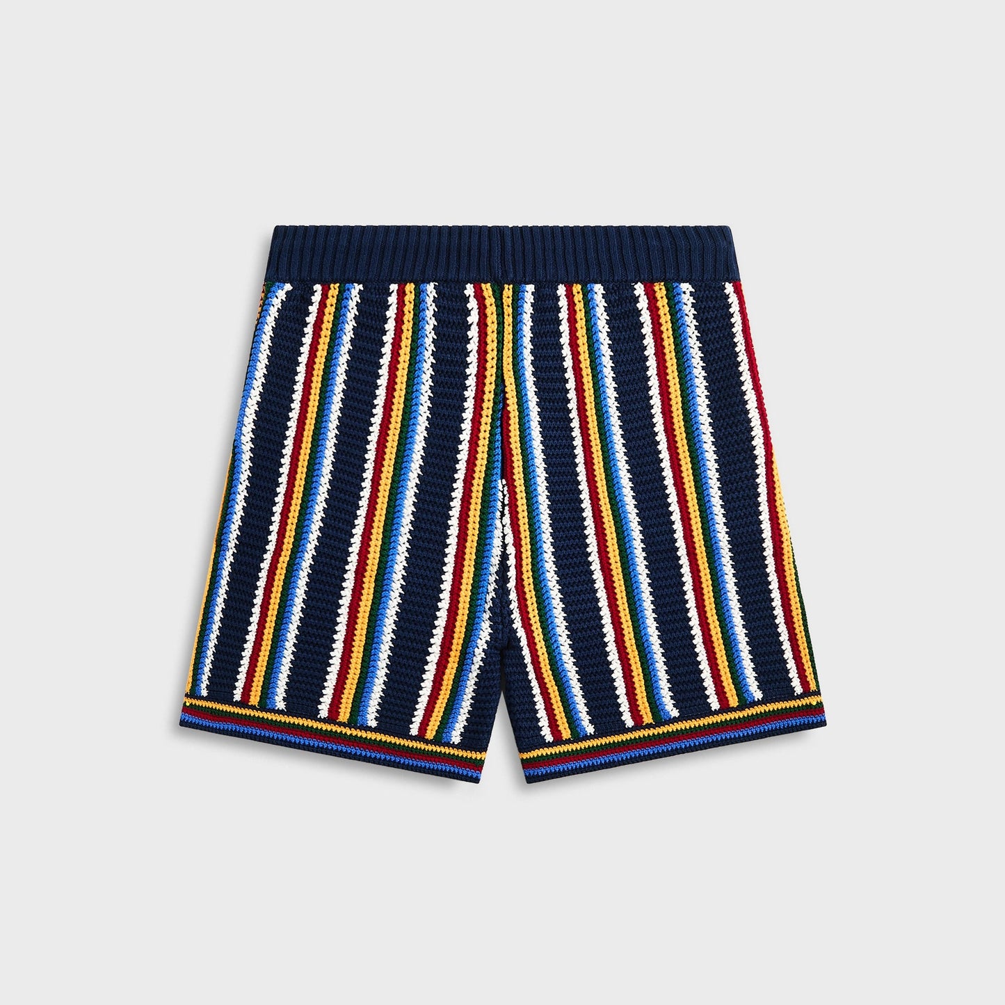 Casablanca Crochet Shorts Navy