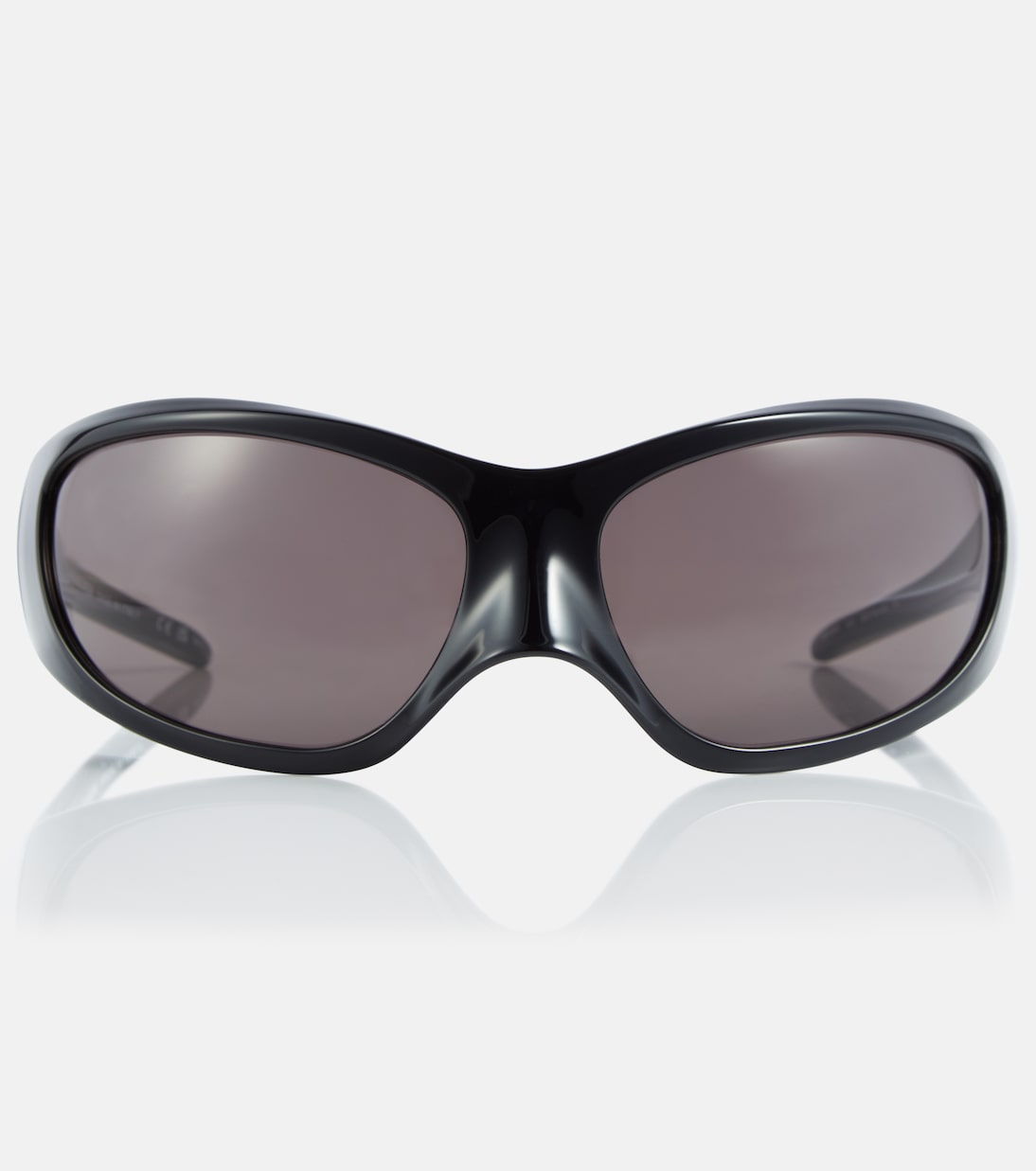 Balenciaga Skin oval sunglasses black