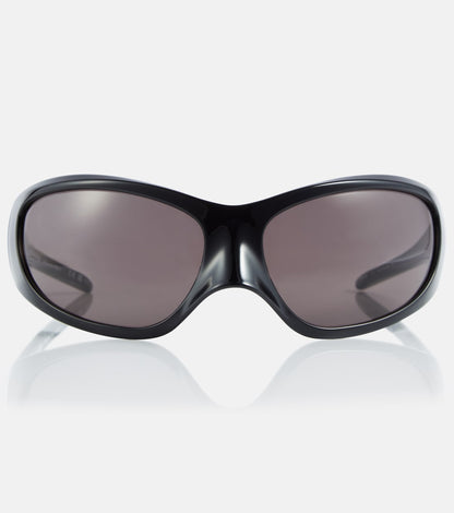 Balenciaga Skin oval sunglasses black