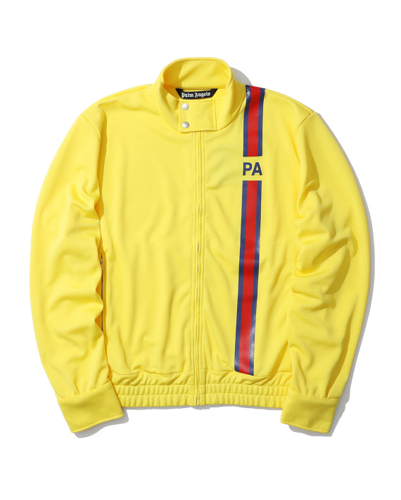 Palm Angels Monogram track jacket yellow red