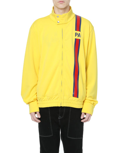 Palm Angels Monogram track jacket yellow red