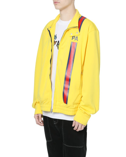 Palm Angels Monogram track jacket yellow red