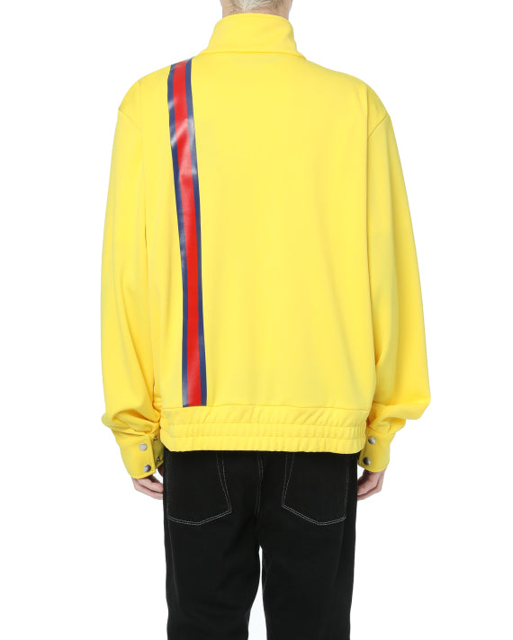 Palm Angels Monogram track jacket yellow red