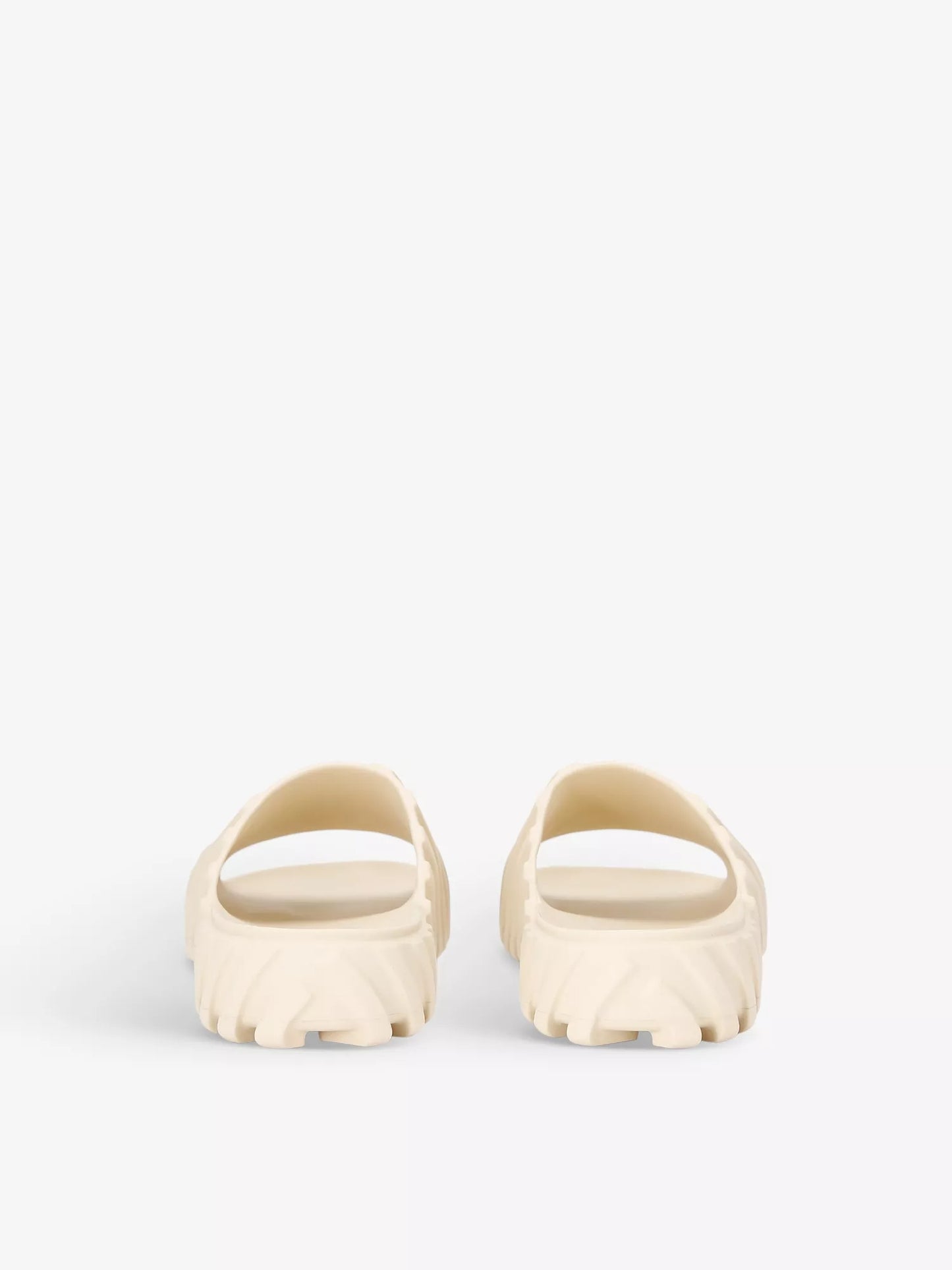 Off White Exploration Angora Rubber Slide Sandals