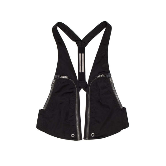 Rick Owens Black Bauhaus Vest