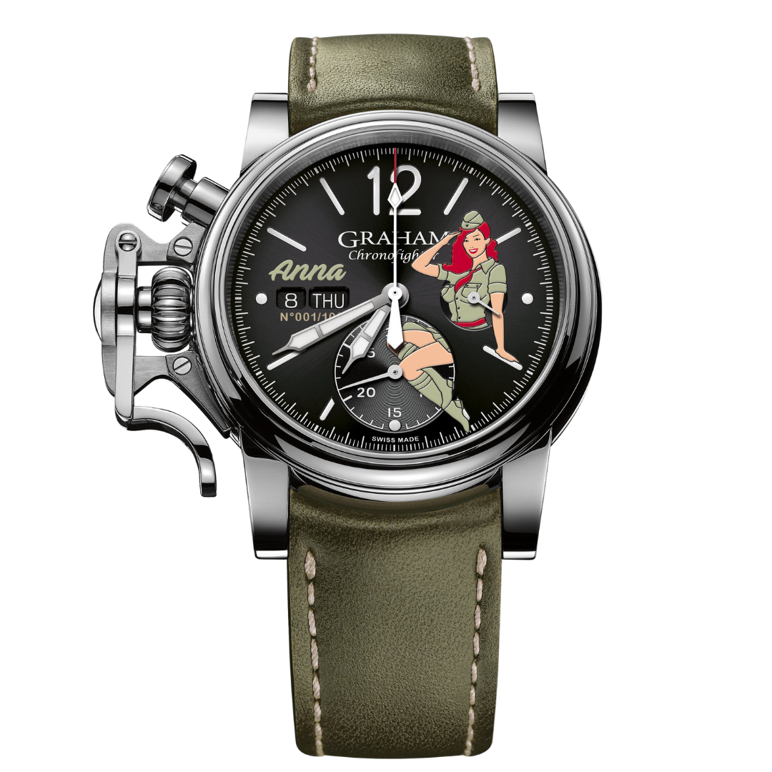 Graham Chronofighter Vintage Nose Art Anna Limited | 2CVAS.B22A.L141S