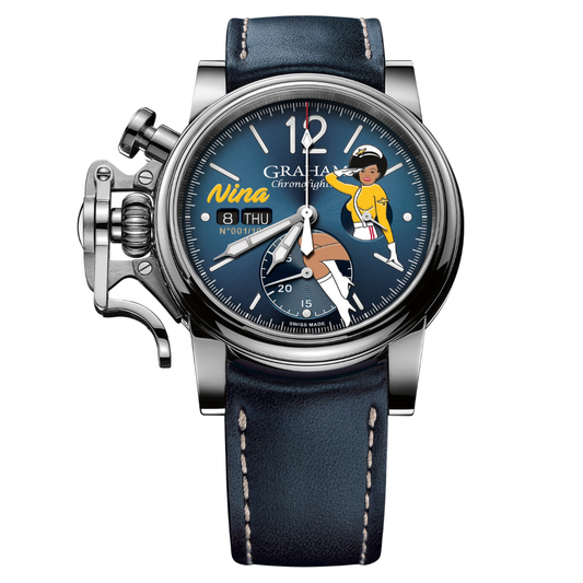 Graham Chronofighter Vintage Nose Art Nina Limited | 2CVAS.U04A.L129S