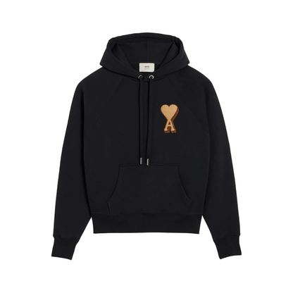 AMI Paris logo-embroidered hoodie