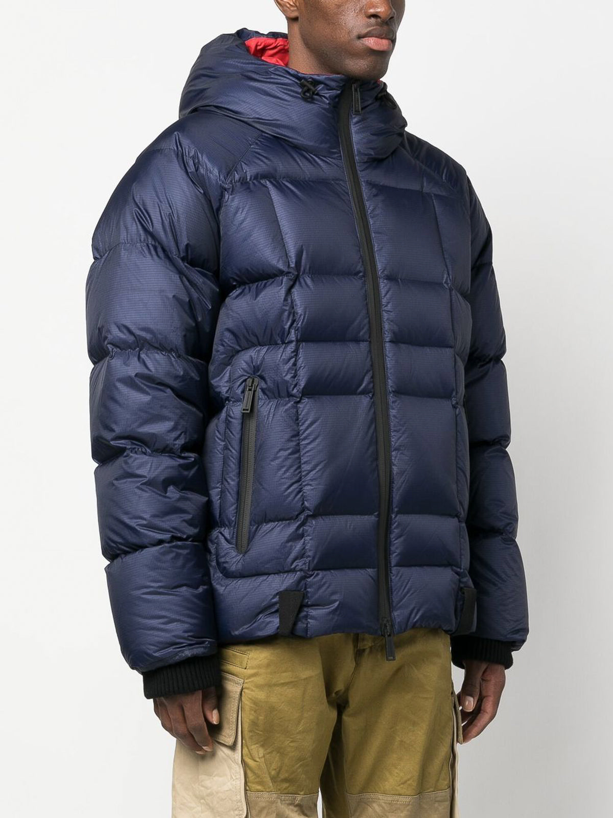 Dsquared2 Nylon Puffer Down Jacket Navy
