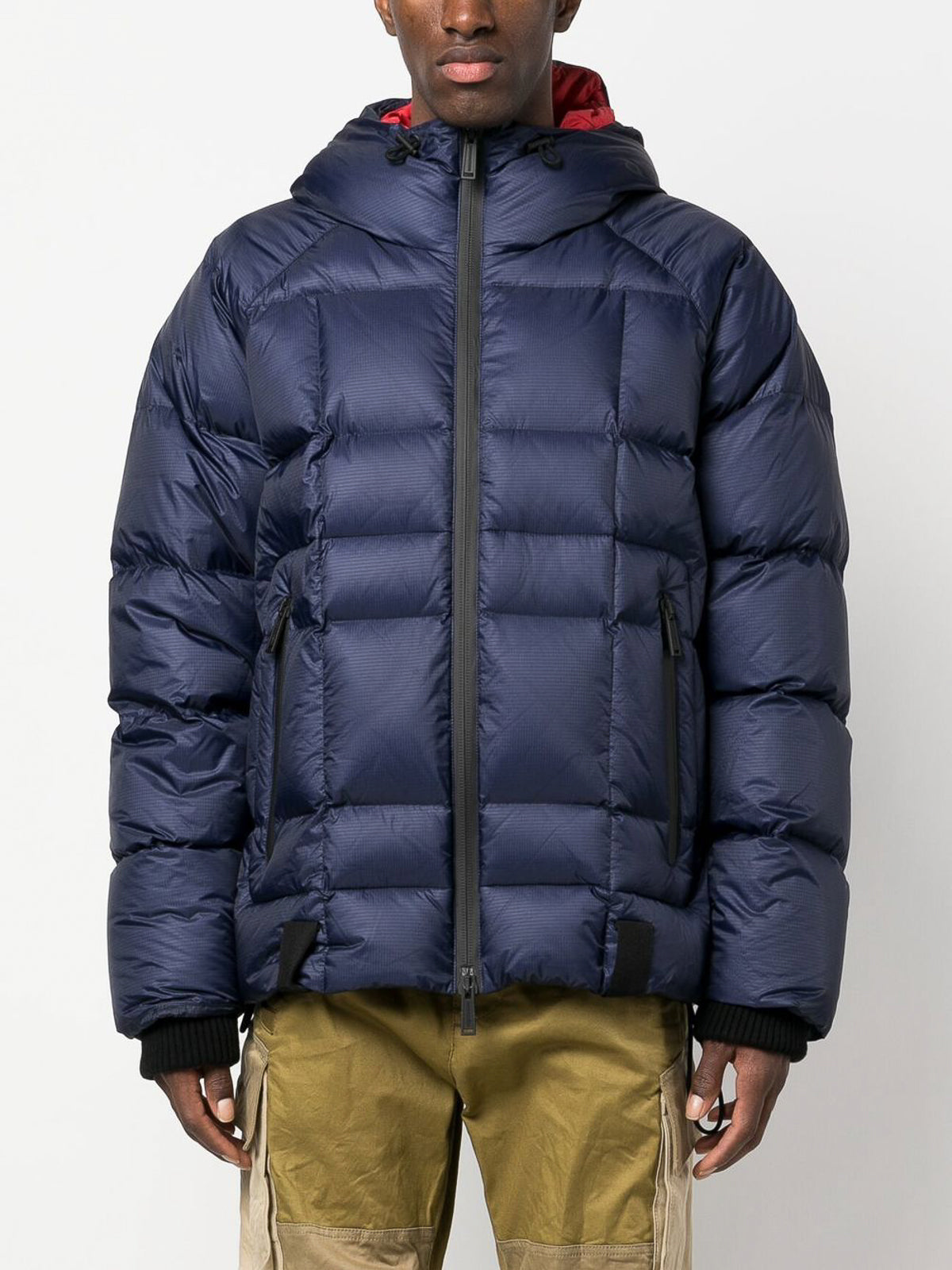Dsquared2 Nylon Puffer Down Jacket Navy