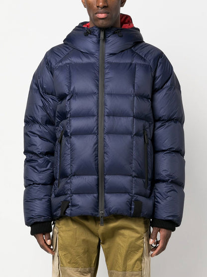 Dsquared2 Nylon Puffer Down Jacket Navy