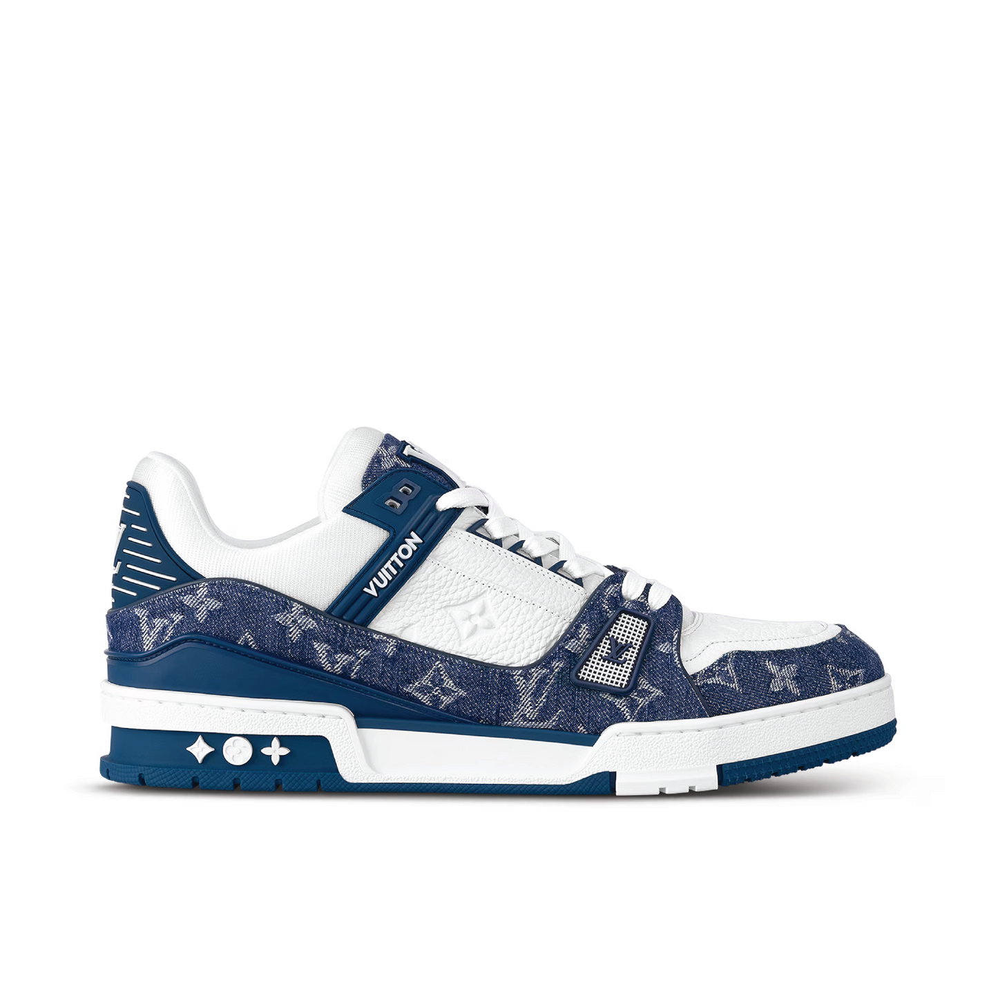 Louis Vuitton LV Trainer Denim Monogram Blue