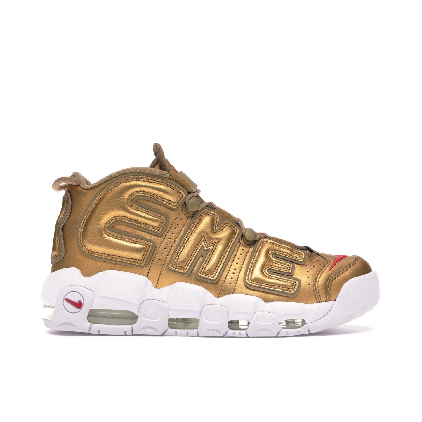 Nike Air More Uptempo Supreme Suptempo Gold