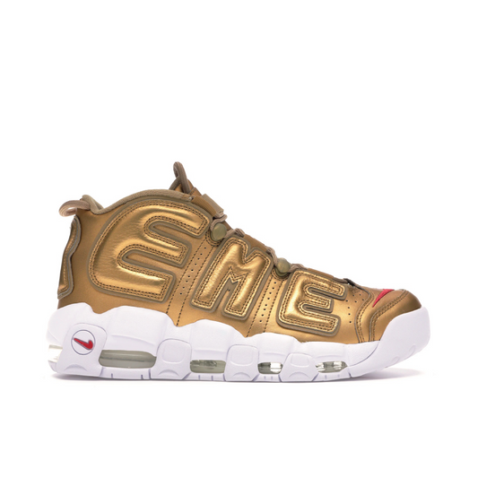 Nike Air More Uptempo Supreme Suptempo Gold