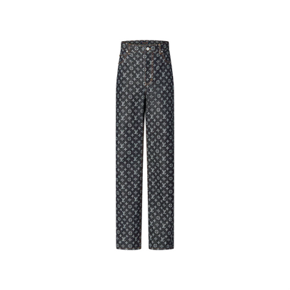 Louis Vuitton Monogram Jacquard Denim Skate Pants