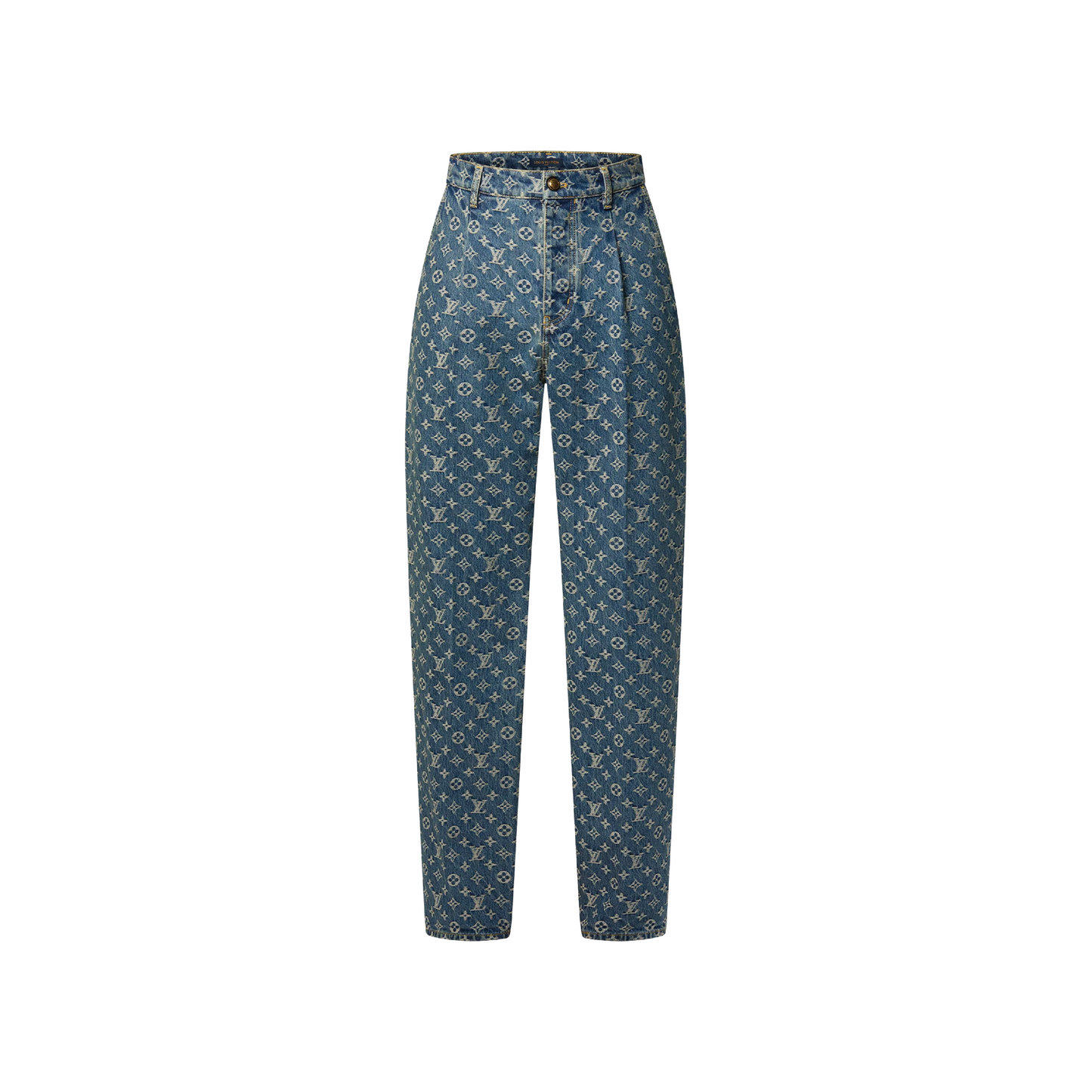 Louis Vuitton Monogram Denim Tailored Pants Indigo