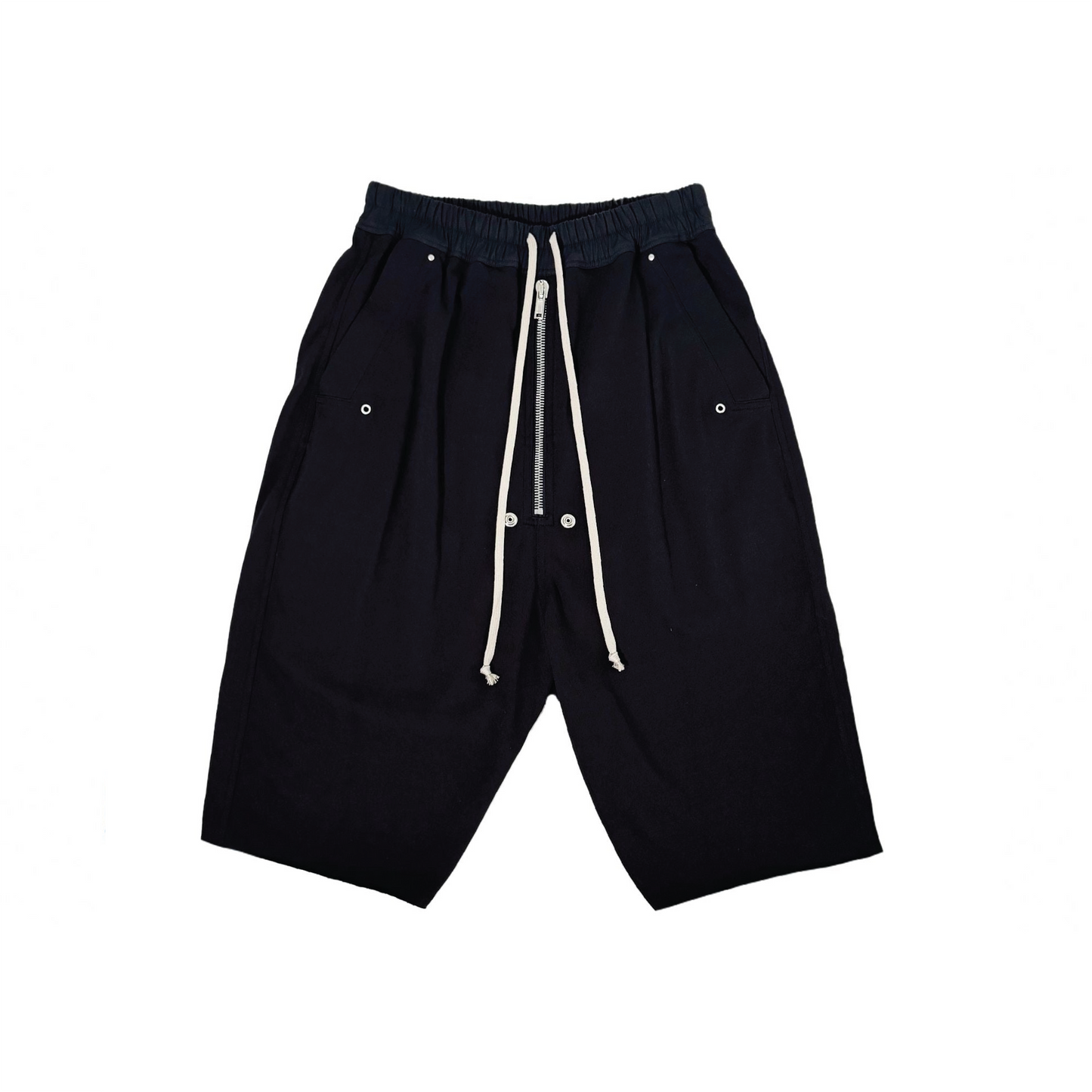 Rick Owens Bela Pods Drop-Crotch Shorts