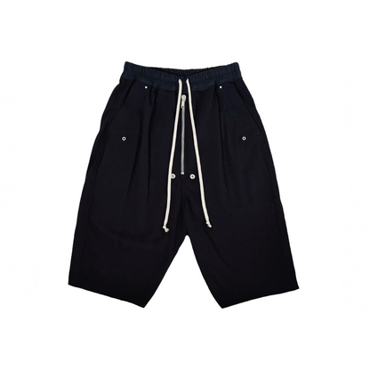 Rick Owens Bela Pods Drop-Crotch Shorts