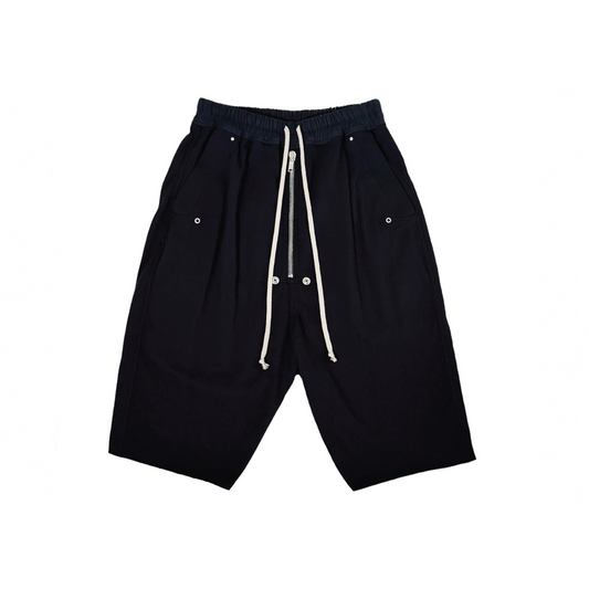 Rick Owens Bela Pods Drop-Crotch Shorts