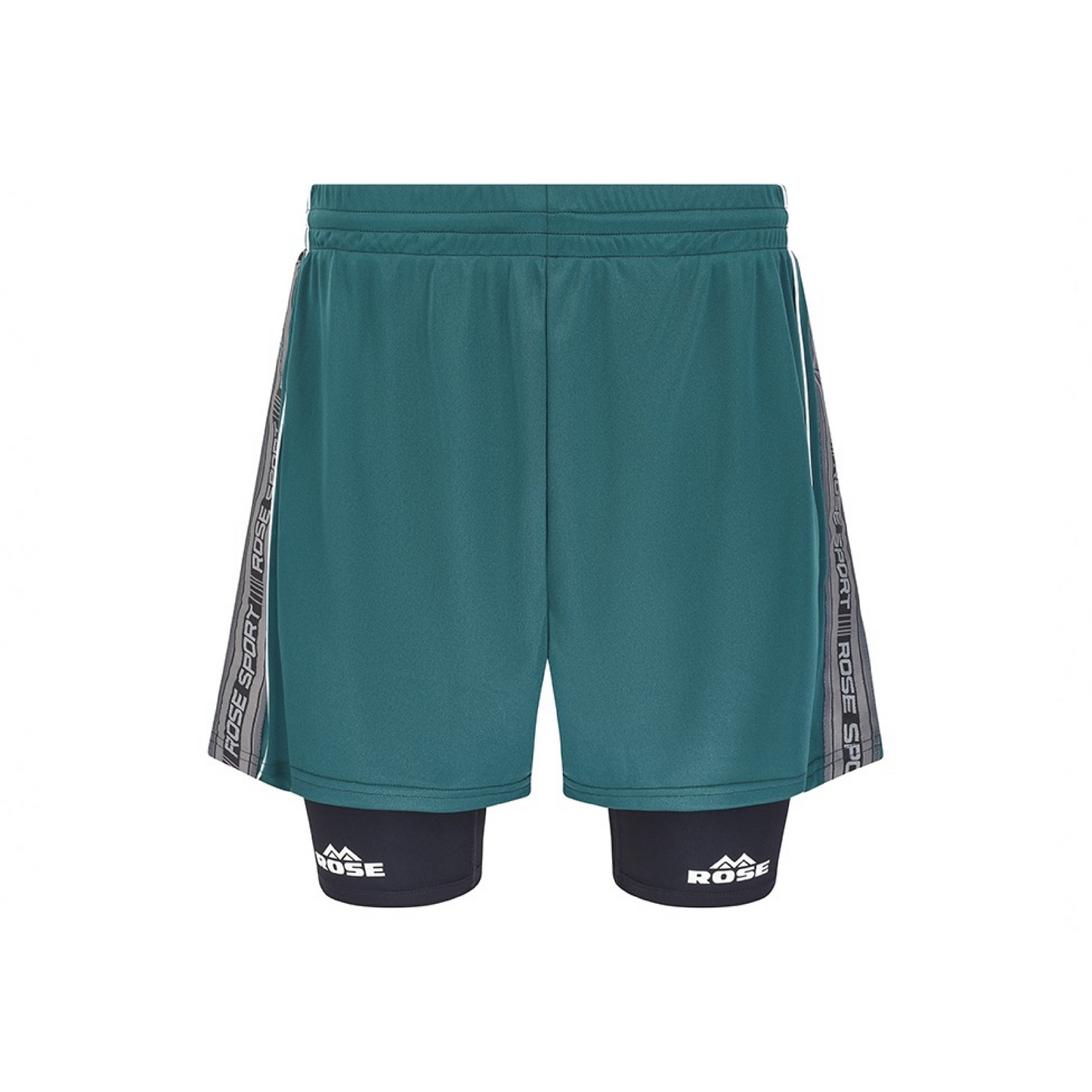 Martine Rose Double Football Shorts Green
