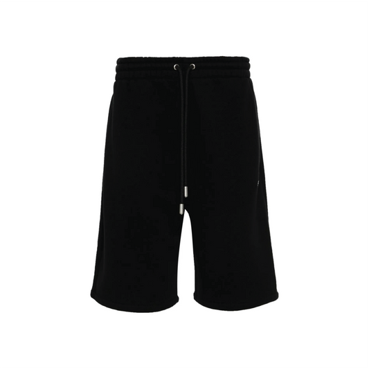 Off White Bandana Arrow Skate Jogging Shorts Black