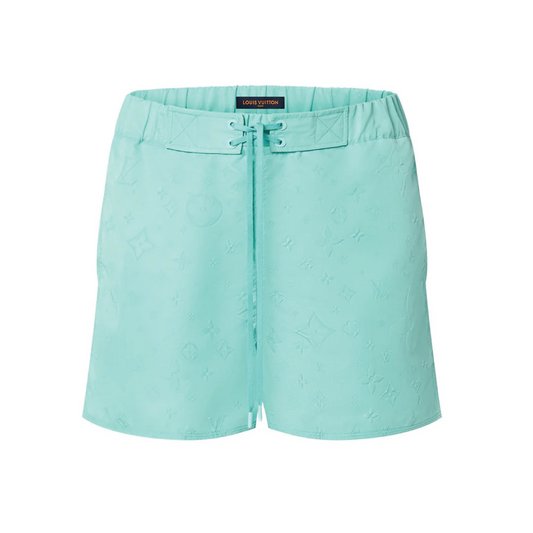 Louis Vuitton Turquoise 3D Pocket Swim Shorts