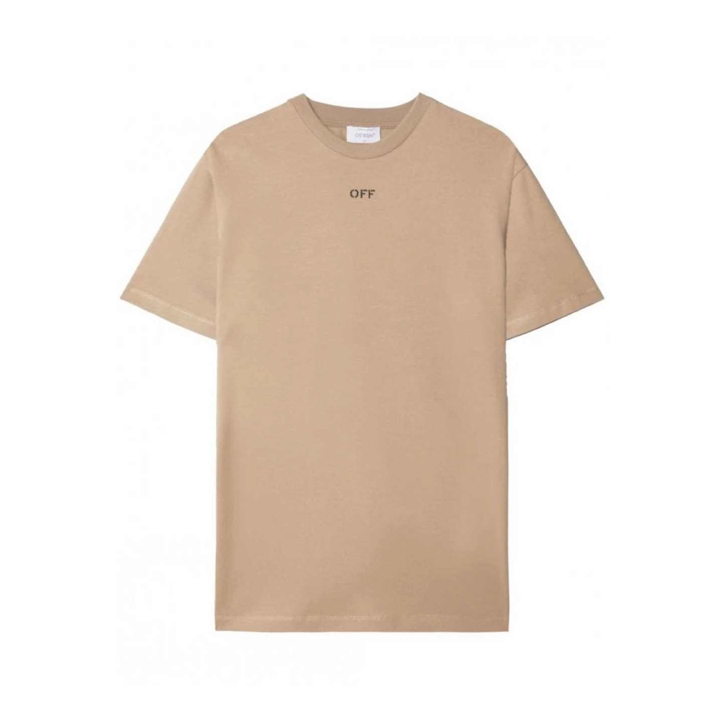 OFF WHITE Off Stitch Slim S/S Tee Beige