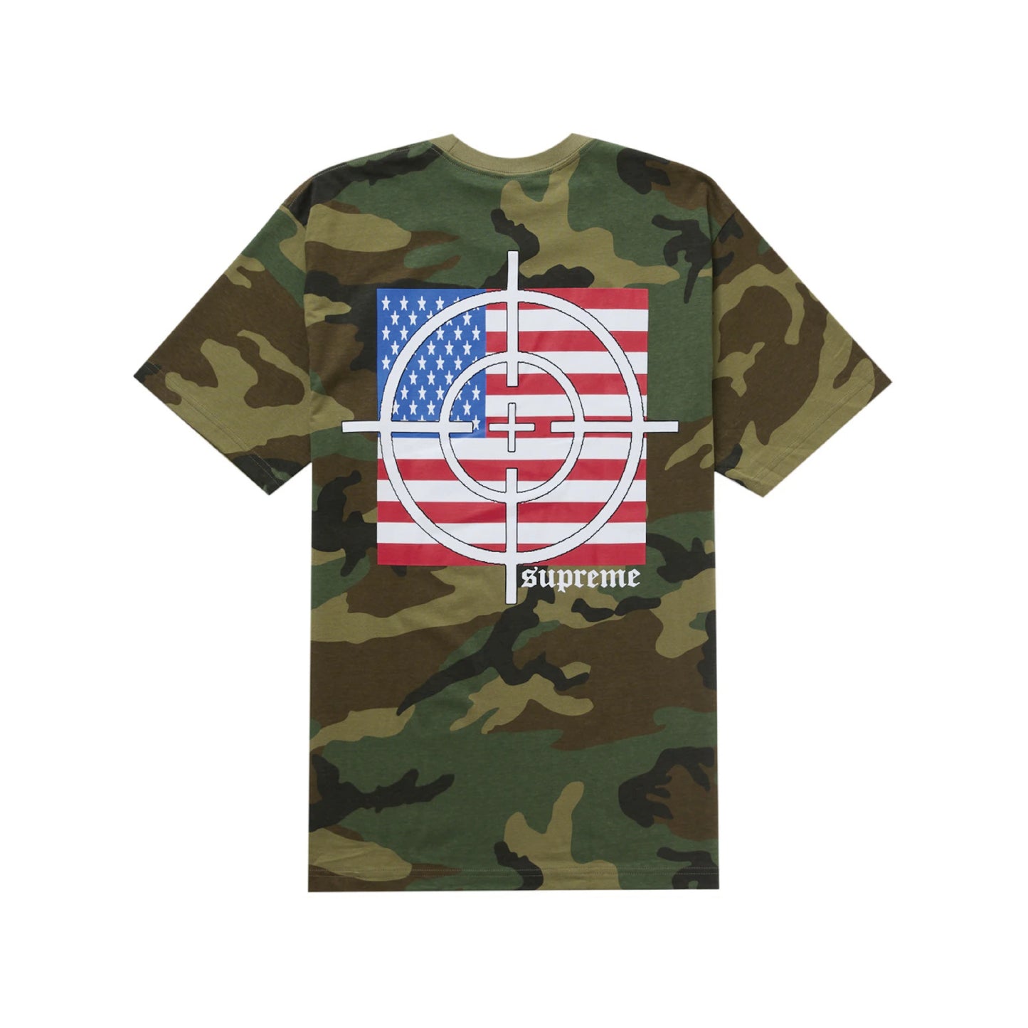 Supreme Target T-Shirt Woodland Camo