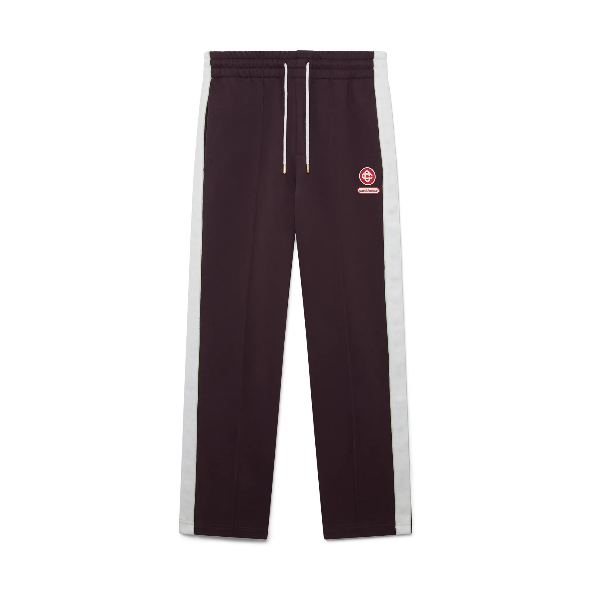 Casablanca Laurel Tape Sweatpants Burgundy Casablanca
