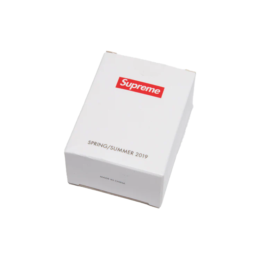Supreme Shower Cap SS19 Season Gift White Red Supreme