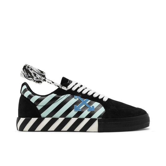 Off-White Vulcanized Vulc Low Top Black Blue Arrow ss21 Off-White