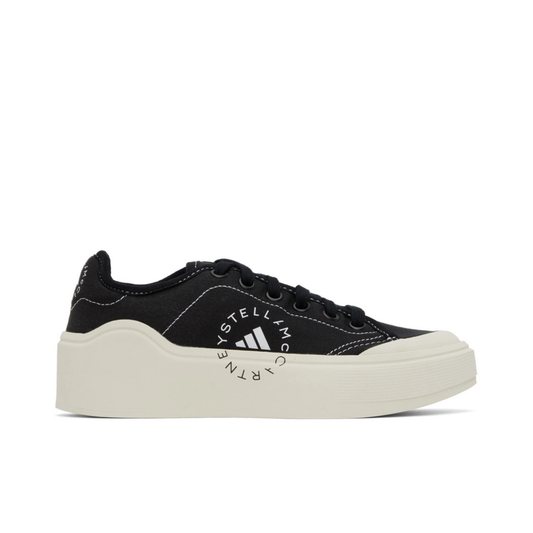 adidas Stella McCartney Court Cotton Sneakers Black White adidas