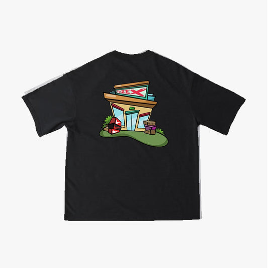 Tuzex Fashion Store Old Logo T-shirt Black