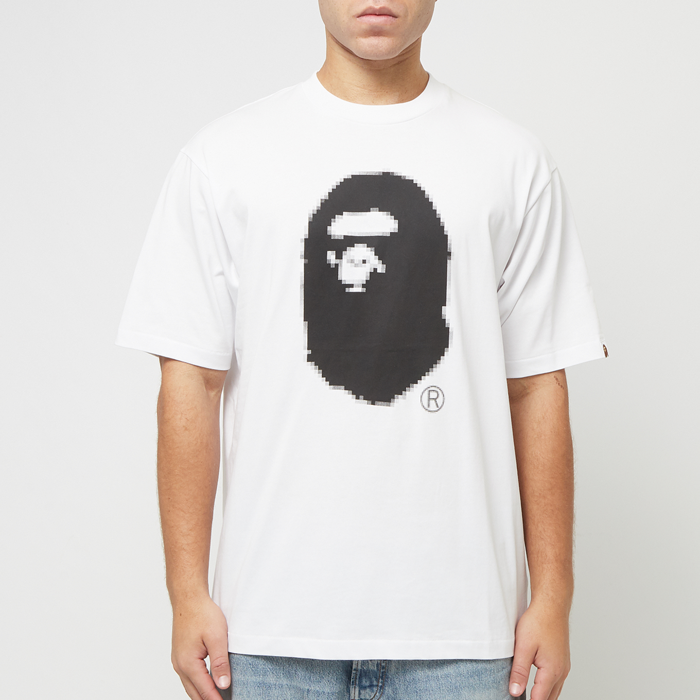 BAPE Pixel Ape Head Relaxed Fit Tee