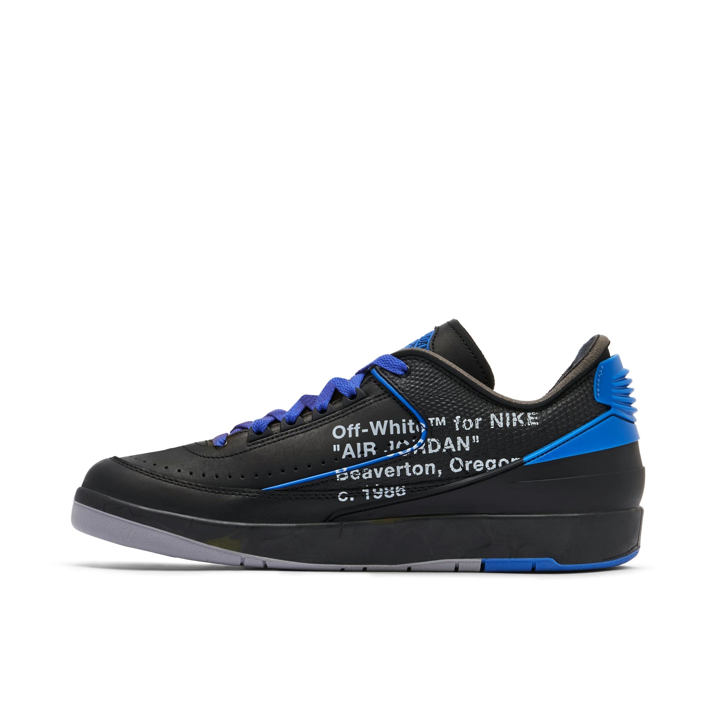 Air Jordan 2 Retro Low SP Off-White Black Blue