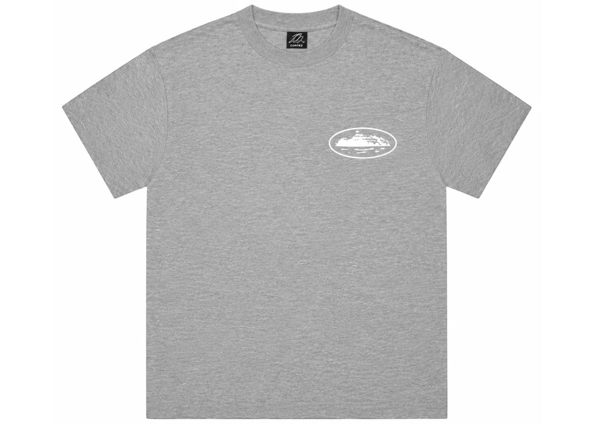 Corteiz OG Island Tee Heather Grey