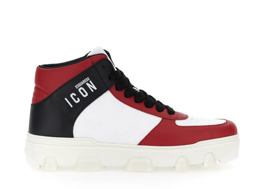Dsquared2 D2 Icon Basket Sneakers Red