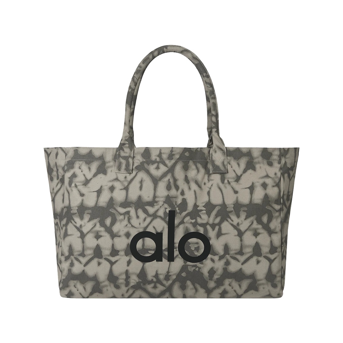 Alo Yoga Iconic Shopper Tote Bag Grey Tiedye